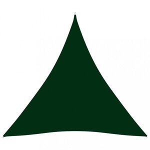 Plachta proti slnku oxfordská látka trojuholník 3,6 x 3,6 x 3,6 m Dekorhome Tmavo zelená,Plachta proti slnku oxfordská látka trojuholník 3,6 x 3,6 x 3