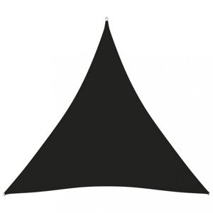 Plachta proti slnku oxfordská látka trojuholník 3,6 x 3,6 x 3,6 m Dekorhome Čierna,Plachta proti slnku oxfordská látka trojuholník 3,6 x 3,6 x 3,6 m D
