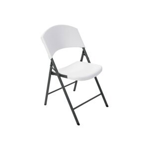 Skladacia stolička biela / čierna Dekorhome,Skladacia stolička biela / čierna Dekorhome