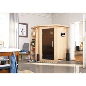 Interiérová fínska sauna 151 x 151 cm Dekorhome,Interiérová fínska sauna 151 x 151 cm Dekorhome