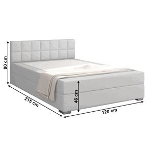 Boxspringová posteľ FERATA KOMFORT 120 x 200 cm,Boxspringová posteľ FERATA KOMFORT 120 x 200 cm