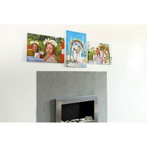 Fotoobrazy 3 kusov 45x30 z vlastnej fotografie, Plátno 100% bavlna: Premium Canvas 390g/m², S lakom