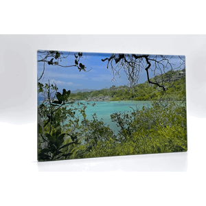 Expresná tlač na sklo 40x30 cm z vlastnej fotografie, Sklo clearvision, S klipovým uchytením