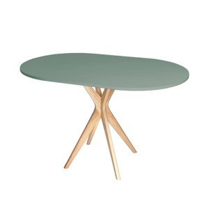 RAGABA Jubi Oval jedálenský stôl FARBA: olivová zelená