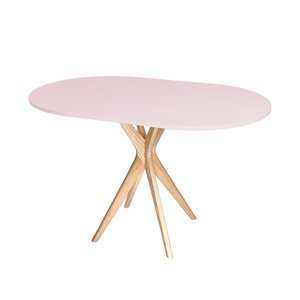 RAGABA Jubi Oval jedálenský stôl FARBA: ružová