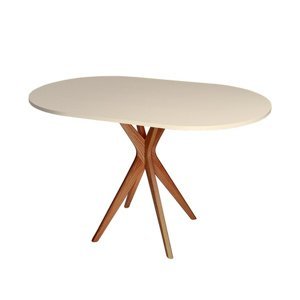 RAGABA Jubi Oval Oak jedálenský stôl FARBA: hnedobéžová