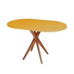 RAGABA Jubi Oval Oak jedálenský stôl FARBA: okrová