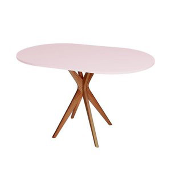 RAGABA Jubi Oval Oak jedálenský stôl FARBA: ružová