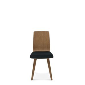 FAMEG Cleo - A-1601 - jedálenská stolička Farba dreva: dub premium, Čalúnenie: koža L2