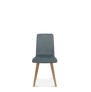 FAMEG Cleo - A-1605 - jedálenská stolička Farba dreva: dub premium, Čalúnenie: koža L1