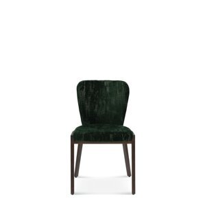 FAMEG Lava - A-1807 - jedálenská stolička Farba dreva: dub premium, Čalúnenie: koža L1