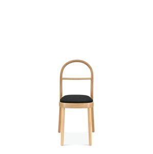 FAMEG Hips - A-2004 - jedálenská stolička Farba dreva: buk premium, Čalúnenie: koža L2