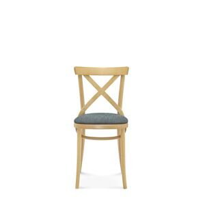 FAMEG A-8810/1 - jedálenská stolička Farba dreva: buk premium, Čalúnenie: koža L1