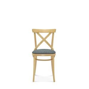 FAMEG A-8810/1 - jedálenská stolička Farba dreva: buk premium, Čalúnenie: koža L2