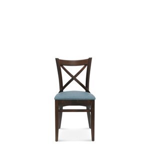 FAMEG Bistro.1 - A-9907 - jedálenská stolička Farba dreva: buk premium, Čalúnenie: koža L2
