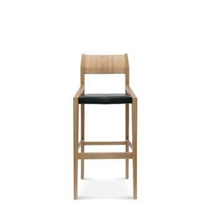 FAMEG Arcos - BST-1403 - barová stolička Farba dreva: dub premium, Čalúnenie: látka CAT. D