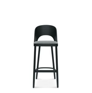 FAMEG Avola - BST-1411 - barová stolička Farba dreva: dub štandard, Čalúnenie: koža L1