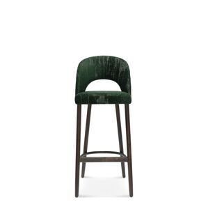 FAMEG Alora - BST-1412 - barová stolička Farba dreva: dub premium, Čalúnenie: koža L2