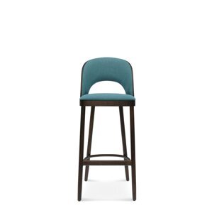 FAMEG Amada - BST-1413 - barová stolička Farba dreva: dub štandard, Čalúnenie: koža L1