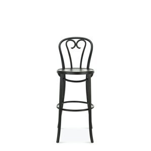 FAMEG BST-16 - barová stolička Farba dreva: buk premium, Čalúnenie: koža L1