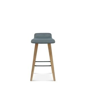 FAMEG Cleo - BST-1605 - barová stolička Farba dreva: buk štandard, Čalúnenie: koža L1