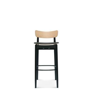 FAMEG Nopp - BST-1803 - barová stolička Farba dreva: buk štandard, Čalúnenie: látka CAT. D