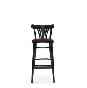 FAMEG BST-788 FAN - barová stolička Farba dreva: buk premium, Čalúnenie: koža L2