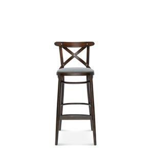 FAMEG BST-8810/2 - barová stolička Farba dreva: buk premium, Čalúnenie: koža L1