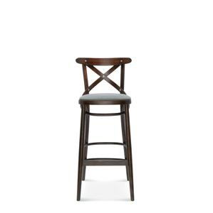 FAMEG BST-8810/2 - barová stolička Farba dreva: buk štandard, Čalúnenie: koža L2