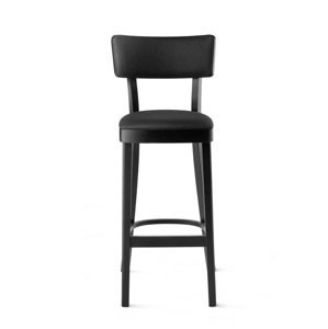 FAMEG Solid - BST-9449/1 - barová stolička Farba dreva: buk štandard, Čalúnenie: koža L1