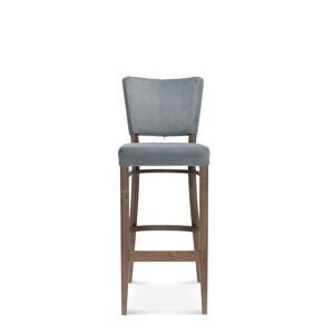 FAMEG Tulip.1 - BST-9608 - barová stolička Farba dreva: buk premium, Čalúnenie: koža L1