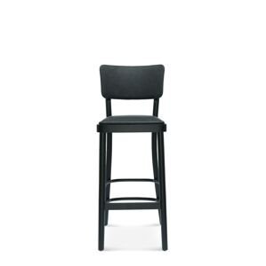 FAMEG Novo - BST-9610/6 - barová stolička Farba dreva: buk premium, Čalúnenie: koža L1