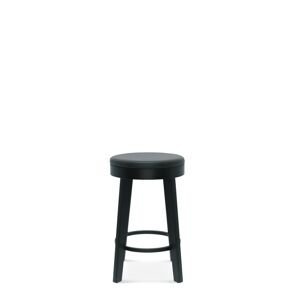 FAMEG Ufo - BST-9972/61 - barová stolička Farba dreva: buk premium, Čalúnenie: koža L1