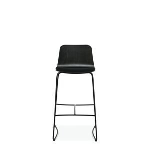 FAMEG Hips - BSTM-1802 - barová stolička Farba dreva: buk štandard, Čalúnenie: koža L2