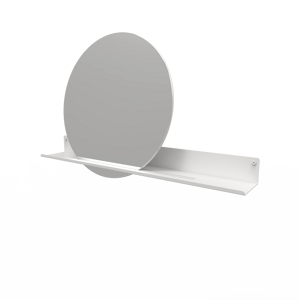 FINK London zrkadlo - L (polica 97 cm / zrkadlo 60 cm) FARBA: biela