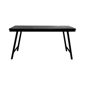 BAZAR BIZAR The Herringbone Market Table - Black - 160 cm