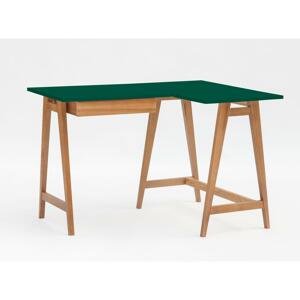 RAGABA Luka rohový písací stôl pravý FARBA: zelená fľašová