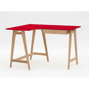 RAGABA Luka rohový písací stôl ľavý FARBA: červená