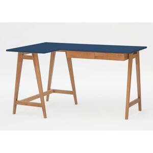 RAGABA Luka rohový písací stôl ľavý FARBA: námornícka modrá
