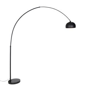 Moderná oblúková lampa čierna - XXL