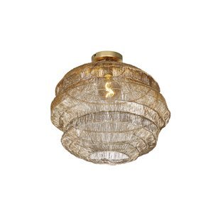Orientálna stropná lampa zlatá 45 cm - Vadi