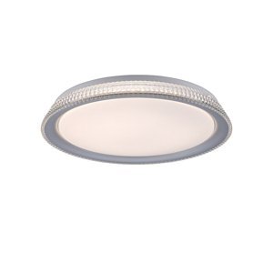 Dizajnové stropné svietidlo strieborné 40 cm vrátane LED stmievateľné - Wendy