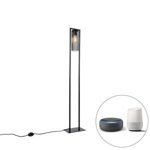 Inteligentná moderná stojaca lampa čierna vrátane Wifi ST64 - Balenco Wazo