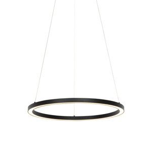 Inteligentné závesné svietidlo čierne 60 cm vrátane LED stmievateľné v Kelvinoch - Anello