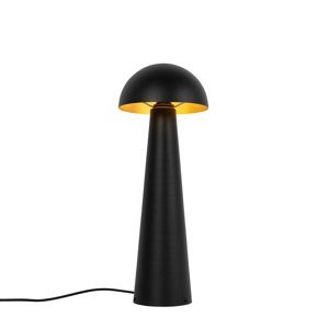 Vonkajšia stojaca lampa čierna 65 cm - Hríb