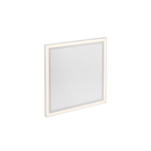 Stropný vykurovací panel biely 60 cm vrátane LED s diaľkovým ovládaním - Nelia