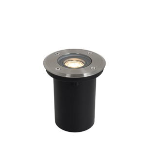 Moderné vonkajšie pozemné bodové svietidlo oceľové 35 mm nastaviteľné IP65 - Delux
