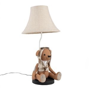 Kinder tafellamp beer bruin - Charles