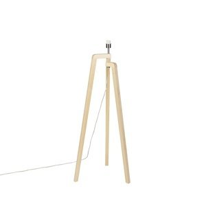 Stojatá lampa statívové drevo bez tienidla - Puros
