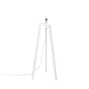 Moderná stojaca lampa biela bez tienidla - Puros